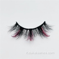 ciglia rosa glitter ciglia da 15 mm per glitter wispy ciglia finte